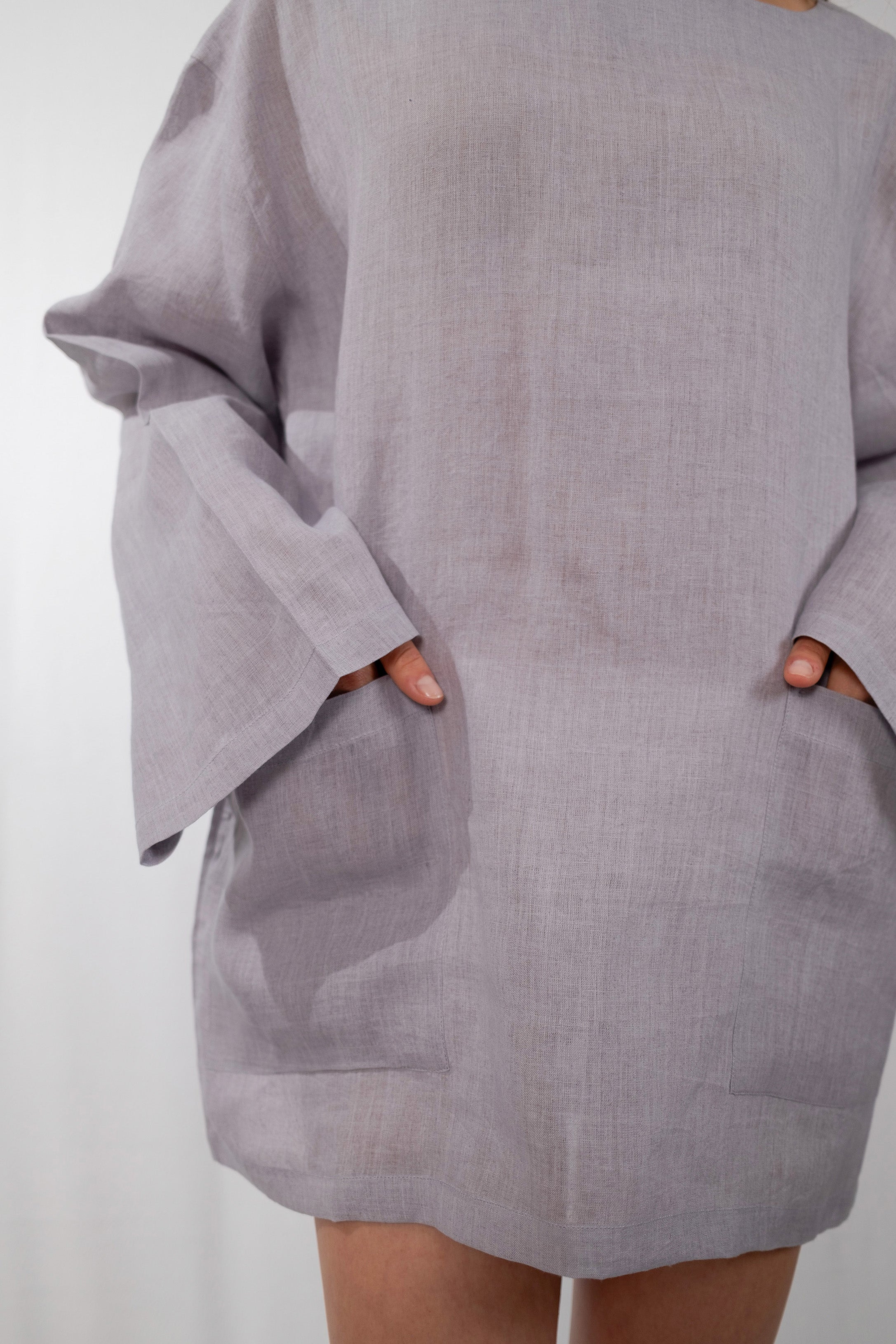 Misty Hemp Natural-Dye Tunic