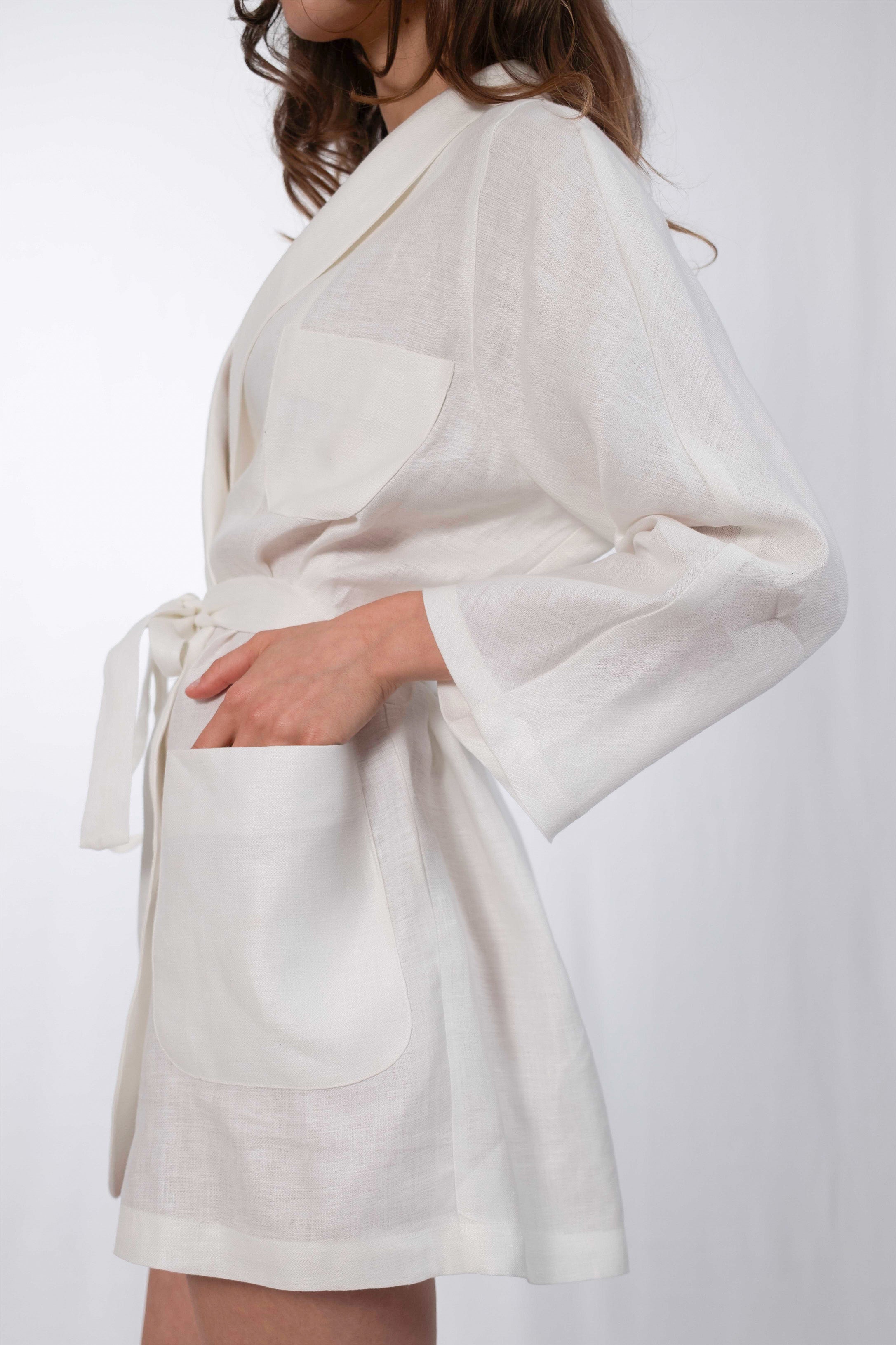 Pearlwash Hemp Blazer Dress