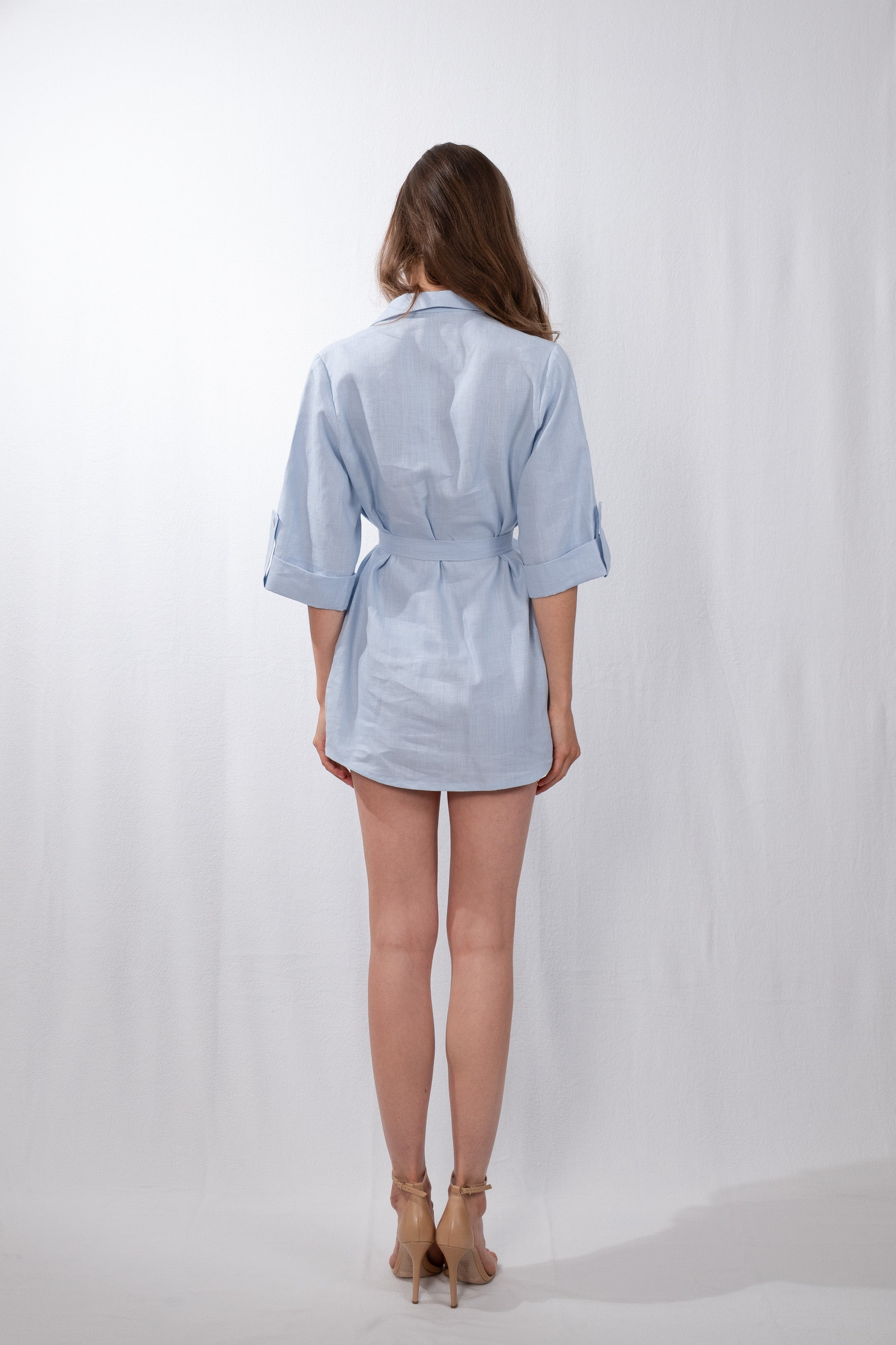 Saphir Silhouette Hemp Dress