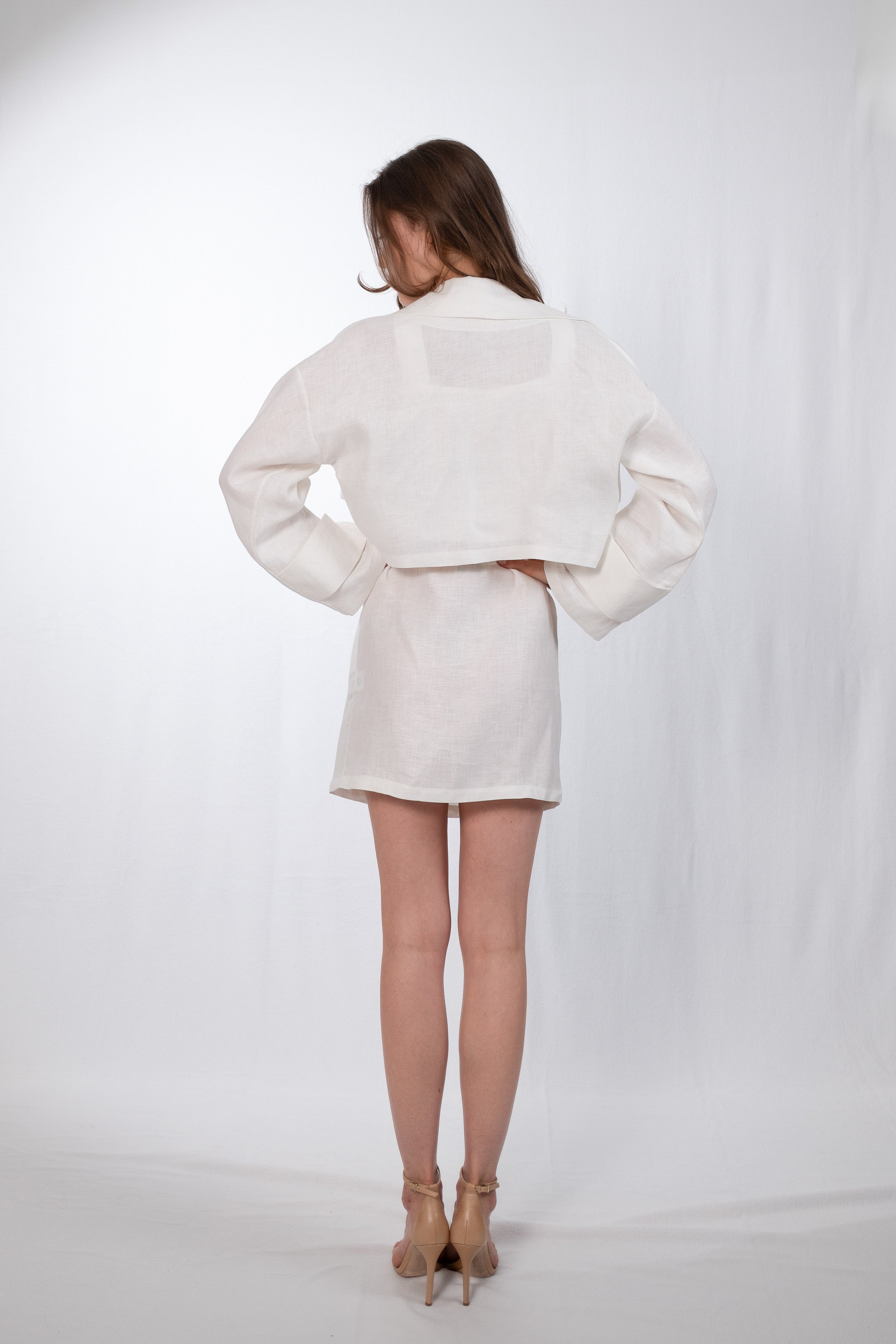 Ivory Linnea Hemp Skirt
