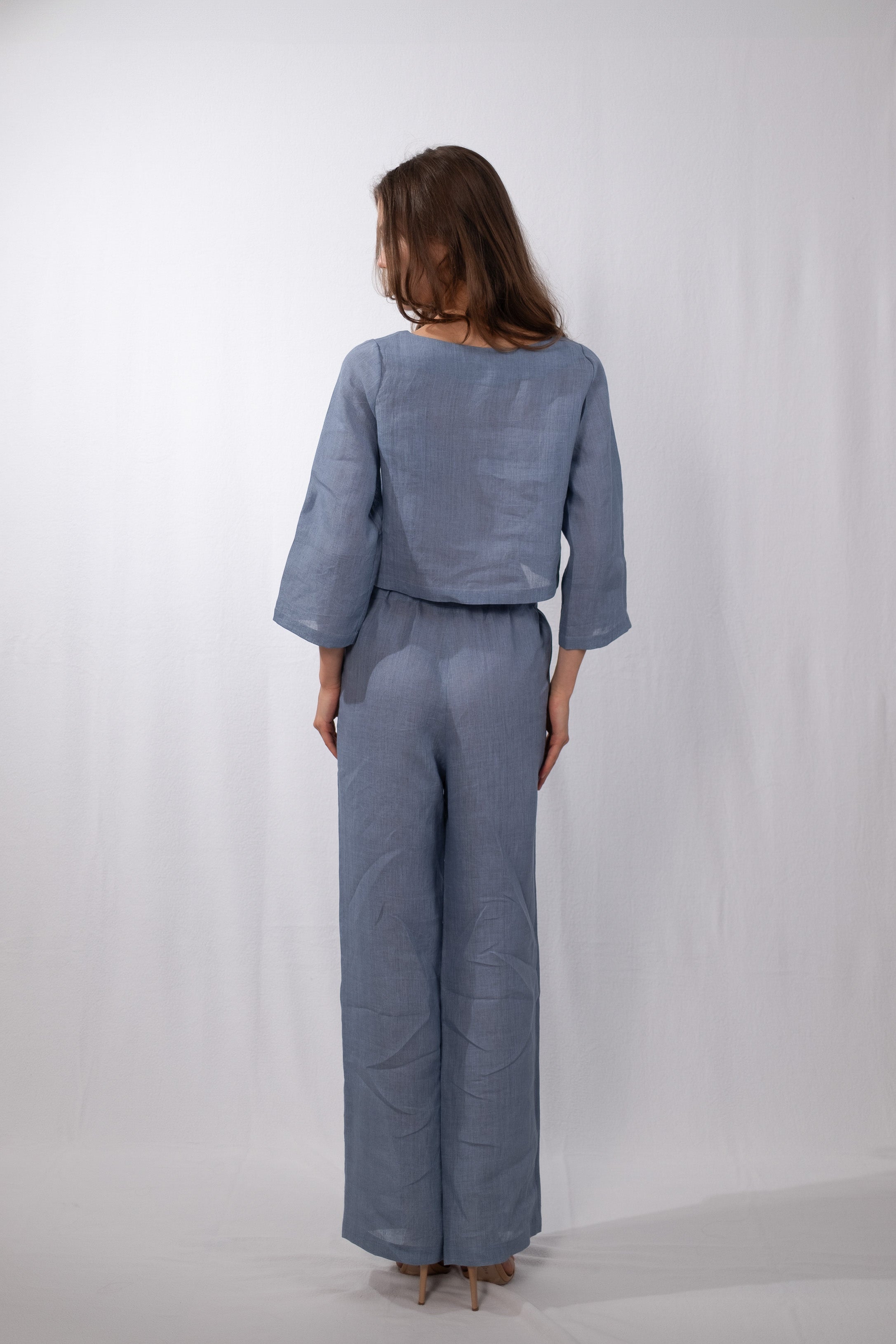 Artisan Indigo Hemp Trousers