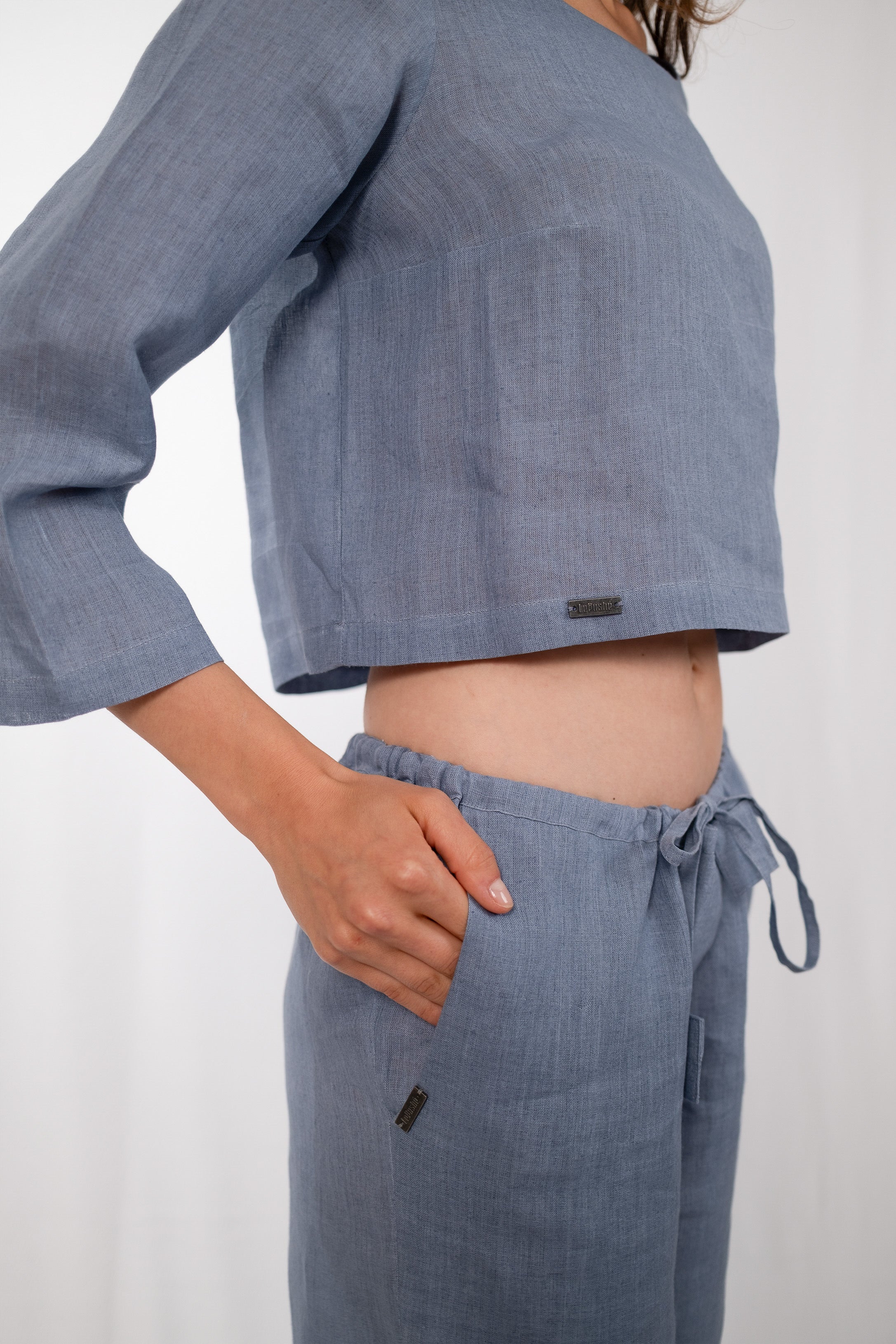 Artisan Indigo Hemp Trousers
