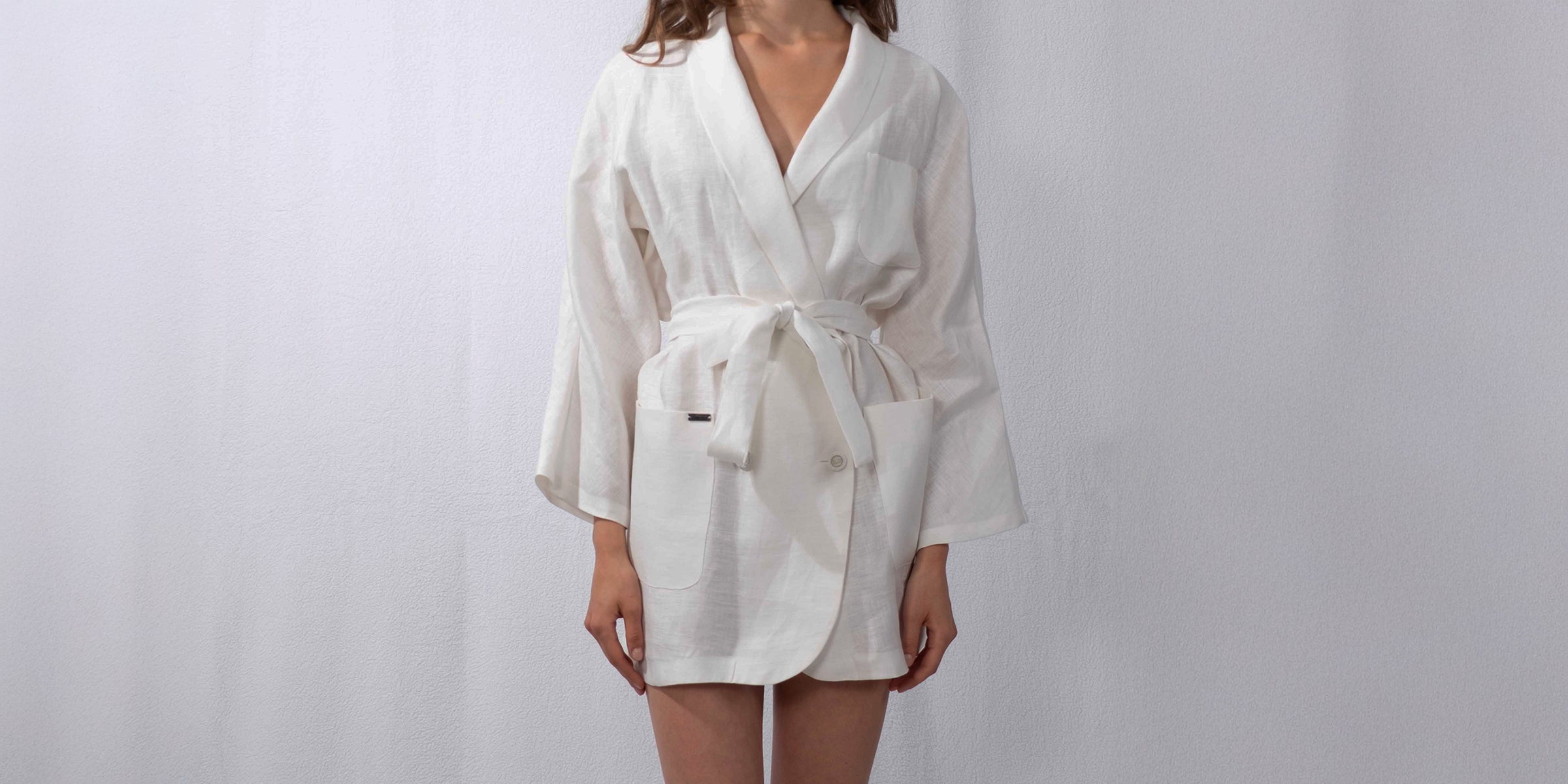 Pearlwash Hemp Blazer Dress