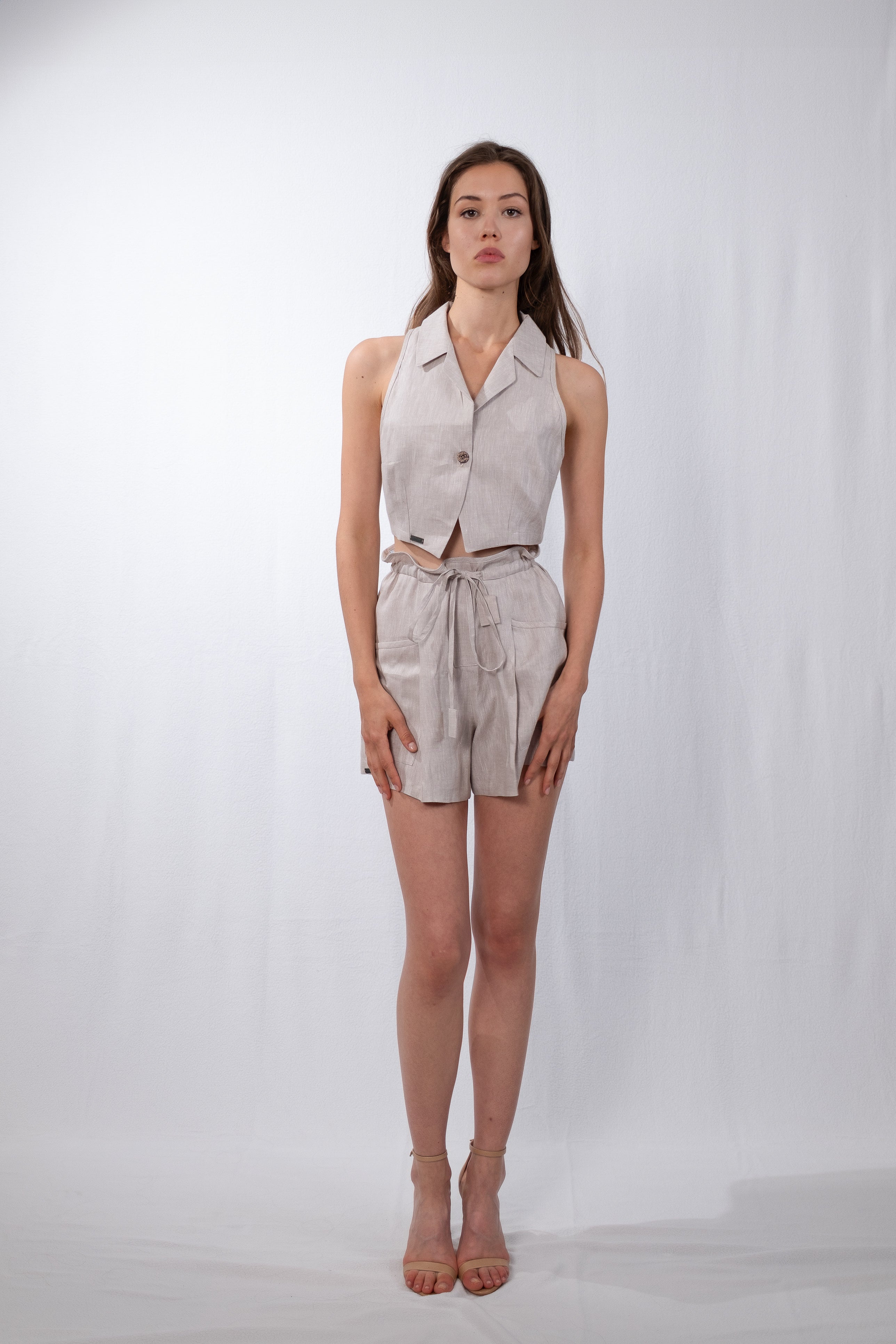 Taupe Essential Hemp Vest