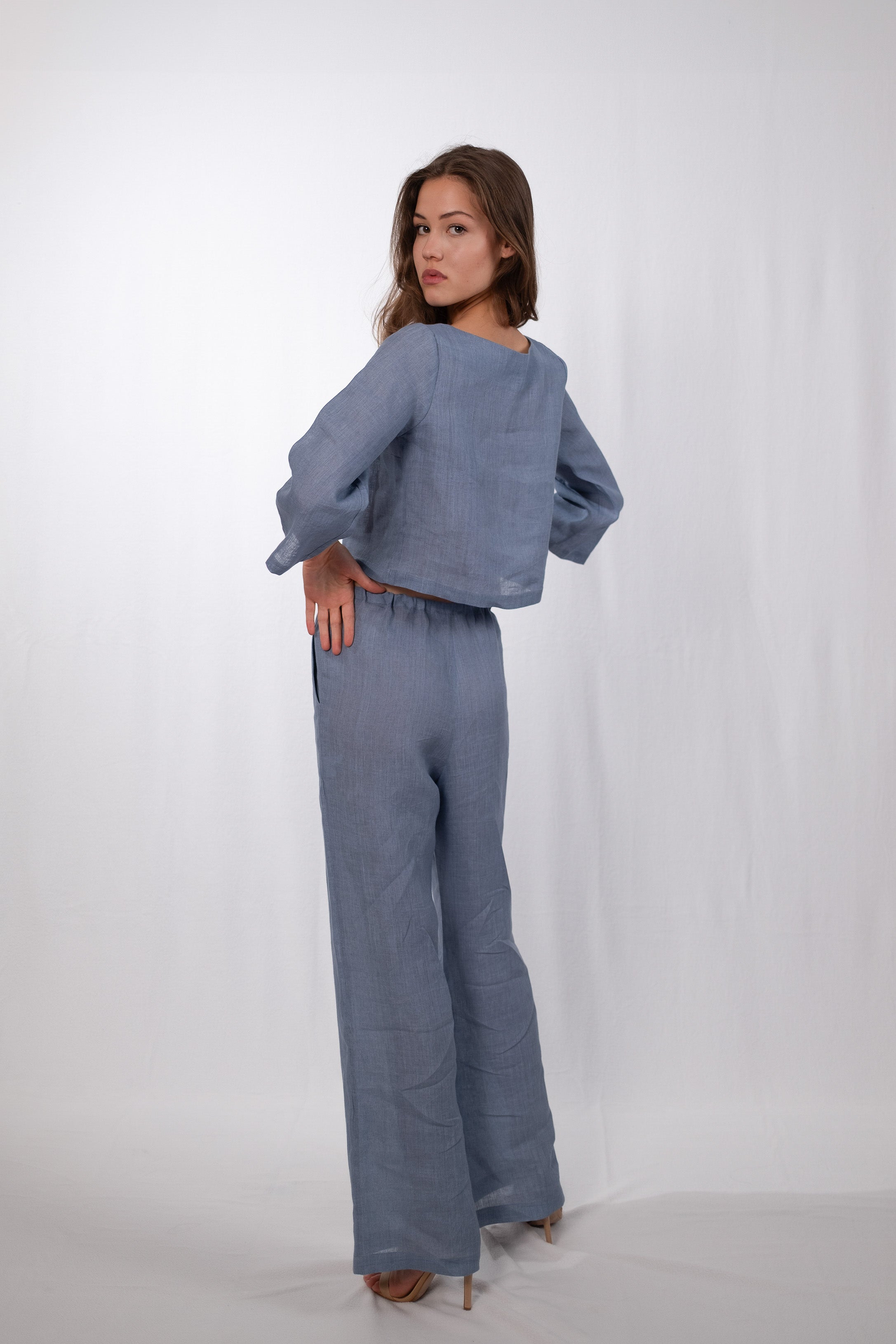 Artisan Indigo Hemp Trousers